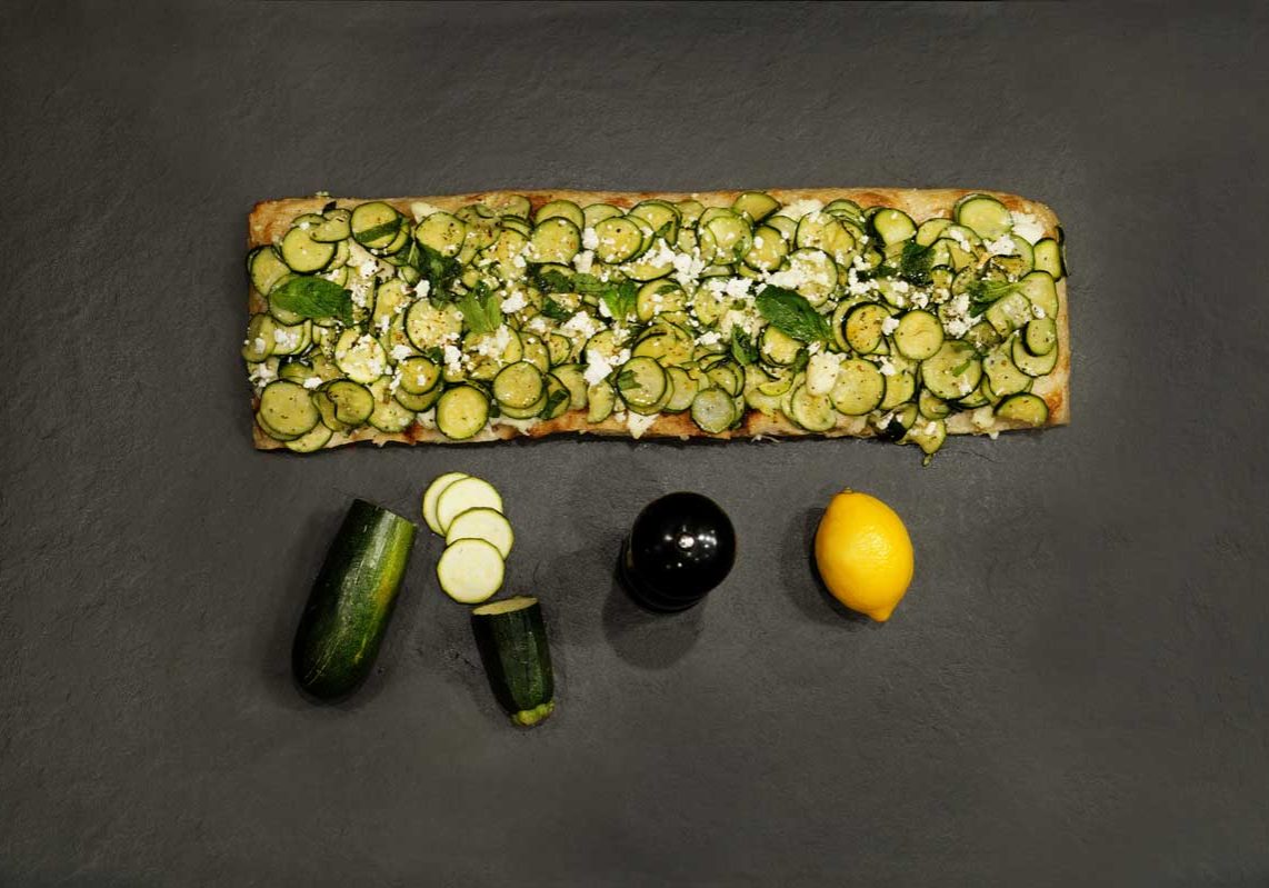 Zucchini and Goats Cheese